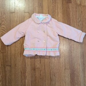 Vintage Double-Breasted Corduroy Baby Jacket